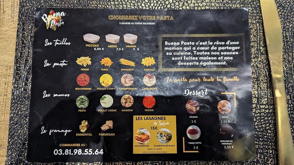 Buena pasta - Menu Image 1